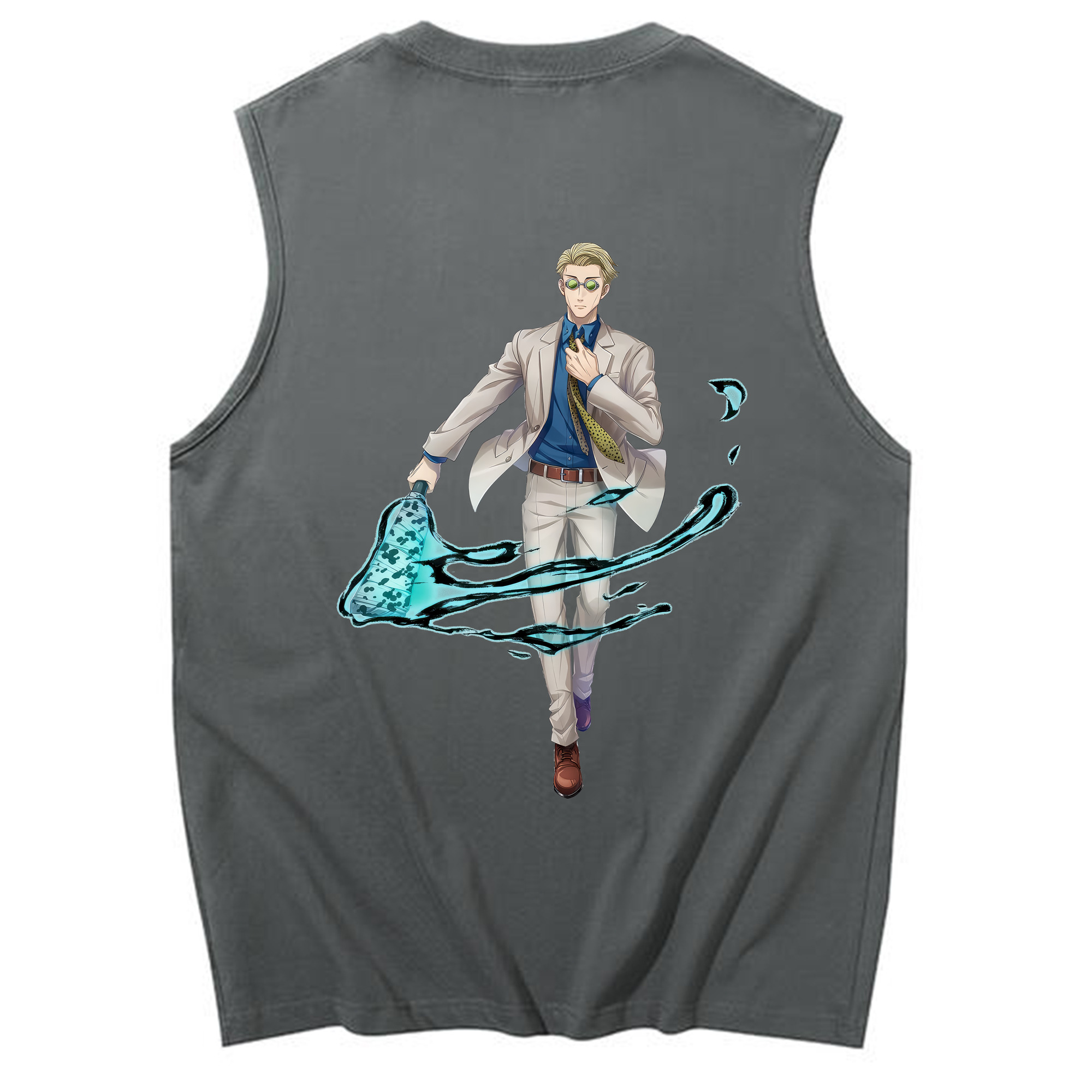 （画像用） 呪術廻戦 Jujutsu Kaisen コットン100％タンクトップ（背面プリント）